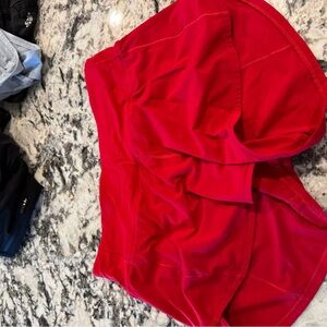 lululemon athletica Red Athletic Shorts